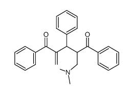 4-Dimethylaminomethyl-2-methylene-1,3,5-triphenyl-1,5-pentanedione Structure