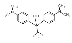 1,1-BIS(4-DIMETHYLAMINOPHENYL)-2,2,2-TRIFLUOROETHANOL structure