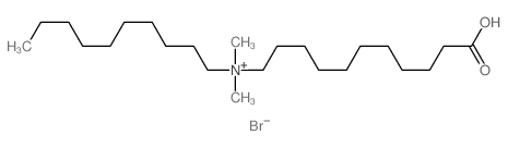 10-carboxydecyl-decyl-dimethyl-azanium Structure