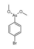 (4-bromophenyl)-dimethoxyarsane Structure