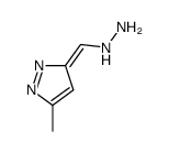 (5-methylpyrazol-3-ylidene)methylhydrazine Structure