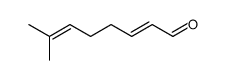 (E)-7-methylocta-2,6-dienal结构式