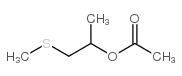 1-methyl thiomethyl ethyl acetate structure