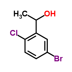 1-(5-Bromo-2-chlorophenyl)ethanol Structure