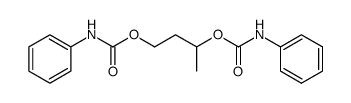 (+/-)-1.3-bis-phenylcarbamoyloxy-butane Structure