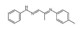 4-methyl-1-phenyl-5-p-tolyl-1,2,5-triazapentadiene结构式