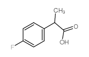 2-(4-Fluorophenyl)propanoic Acid Structure