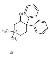 1,1-dimethyl-4,4-diphenyl-2,3,5,6-tetrahydropyridin-3-ol Structure