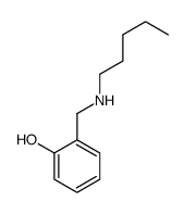 Phenol, 2-((pentylamino)methyl)-结构式
