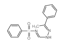 N-(benzenesulfonyl)-N-(1-phenylethylideneamino)methanimidamide picture