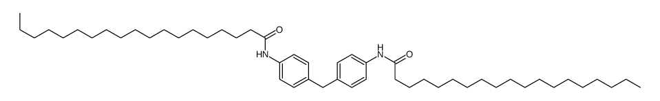 N-[4-[[4-(nonadecanoylamino)phenyl]methyl]phenyl]nonadecanamide结构式