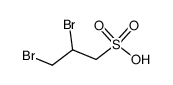 2,3-dibromopropane-1-sulfonic acid Structure