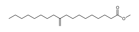 10-Methylen-octadecansaeuremethylester结构式