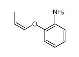 o-[[(Z)-1-Propenyl]oxy]aniline Structure