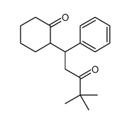 2-(4,4-dimethyl-3-oxo-1-phenylpentyl)cyclohexan-1-one结构式