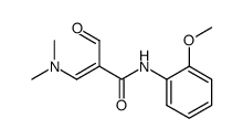 (E)-3-(dimethylamino)-2-formyl-N-(2-methoxyphenyl)acrylamide Structure