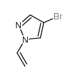 4-溴-1-乙烯基-1H-吡唑结构式
