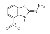 2(3H)-Benzothiazolone,4-nitro-,hydrazone(9CI) structure