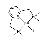 iodo(2,6-bis(dimethylaminomethyl)phenyl-N,C,N)platinum(II) Structure