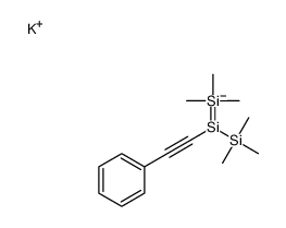 potassium,2-phenylethynyl-bis(trimethylsilyl)silanide Structure