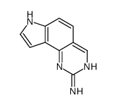 7H-pyrrolo[2,3-h]quinazolin-2-amine结构式