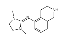 (1,3-dimethylimidazolidin-2-ylidene)(1,2,3,4-tetrahydroisoquinolin-5-yl)amine Structure