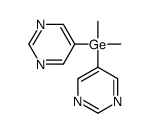 dimethyl-di(pyrimidin-5-yl)germane Structure