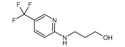 1-Propanol, 3-[[5-(trifluoromethyl)-2-pyridinyl]amino]结构式