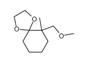 1,4-Dioxaspiro[4.5]decane,6-(methoxymethyl)-6-methyl-(9CI)结构式