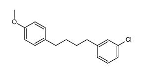 1-chloro-3-(4-(4-methoxyphenyl)butyl)benzene Structure