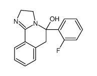 5-(2-fluorophenyl)-3,6-dihydro-2H-imidazo[2,1-a]isoquinolin-5-ol结构式