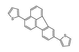 2-(3-thiophen-2-ylfluoranthen-8-yl)thiophene Structure
