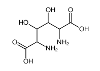2,5-diamino-3,4-dihydroxyhexanedioic acid Structure