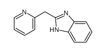 2-(pyridin-2-ylmethyl)-1H-benzimidazole Structure