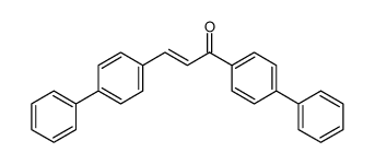 2-Propen-1-one, 1,3-bis([1,1'-biphenyl]-4-yl)-, (2E)结构式