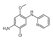 2-chloro-5-methoxy-4-(2-pyridylamino)aniline structure