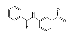 thiobenzoic acid-(3-nitro-anilide)结构式