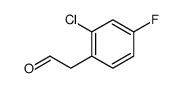 2-(2-chloro-4-fluorophenyl)acetaldehyde structure