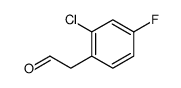 2-(2-chloro-4-fluorophenyl)acetaldehyde Structure