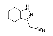 (4,5,6,7-tetrahydro-1(2)H-indazol-3-yl)-acetonitrile结构式