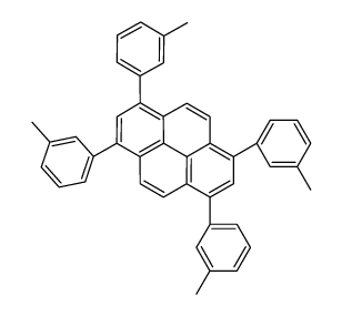 1,3,6,8-tetrakis(3-methylphenyl)pyrene结构式