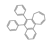 5,6-Diphenyl-7H-cyclohepta(a)naphthalin结构式