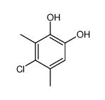 4-chloro-3,5-dimethylbenzene-1,2-diol Structure