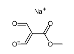 methyl diformylacetate, sodium salt Structure