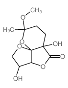 3,5a-Dihydroxy-8-methoxy-8-methylhexahydro-2H,5H-furo(3,2:2,3)furo(3,4-b)pyran-5-one picture