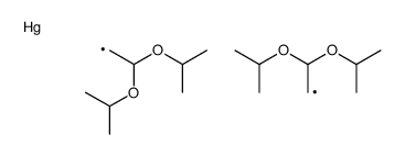 bis[2,2-di(propan-2-yloxy)ethyl]mercury结构式