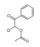 (1-chloro-2-oxo-2-phenylethyl) acetate Structure