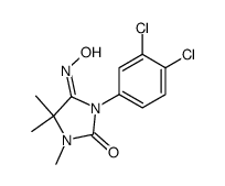 (Z)-1-(3,4-dichlorophenyl)-5-(hydroxyimino)-3,4,4-trimethylimidazolidin-2-one Structure