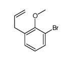 1-bromo-2-methoxy-3-prop-2-enylbenzene结构式