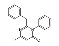 2-benzyl-6-methyl-3-phenylpyrimidin-4-one结构式